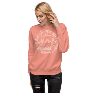 Alpha Omega Lamb of God Sweatshirt in Pink for women