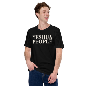 Yeshua People Black T-Shirt for Men