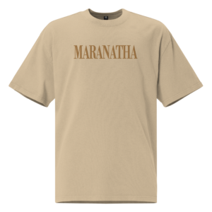 Maranatha Oversized T-Shirt Khaki