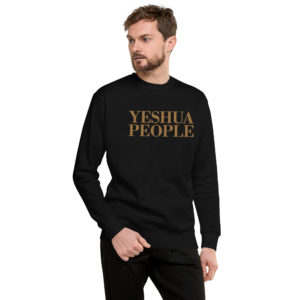 Yeshua People Men's Black Sweatshirt