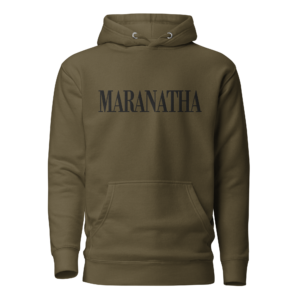 Maranatha Premium Olive Hoodie
